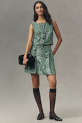 Load image into Gallery viewer, Maeve Sequin Tweed Mini Skirt