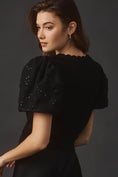 Load image into Gallery viewer, By Anthropologie Sequin Puff-Sleeve Sweater