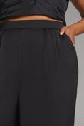 Load image into Gallery viewer, Bow Tie Wide-Leg Pant Set - EUC
