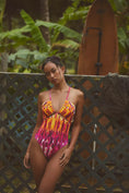 Load image into Gallery viewer, Maeve Sasha Ruched One-Piece Swimsuit