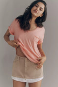 Load image into Gallery viewer, Pilcro Quinn Drapey V-Neck Tee