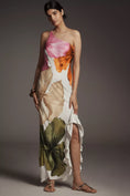 Load image into Gallery viewer, By Anthropologie Lucinda One-Shoulder Maxi Slip Dress
