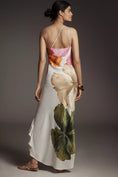 Load image into Gallery viewer, By Anthropologie Lucinda One-Shoulder Maxi Slip Dress
