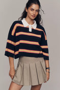 Load image into Gallery viewer, Maeve Crop Polo Shirt