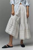 Load image into Gallery viewer, By Anthropologie Lace Petticoat Crop Wide-Leg Pants