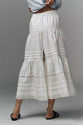 Load image into Gallery viewer, By Anthropologie Lace Petticoat Crop Wide-Leg Pants