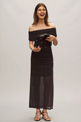 Load image into Gallery viewer, Maeve Off-The-Shoulder Mesh Top