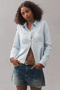 Load image into Gallery viewer, The Tabby Buttondown Patch Shirt by Pilcro