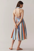 Load image into Gallery viewer, Maeve Collared Halter Shirt Dress