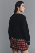 Load image into Gallery viewer, Maeve Brooch Embellished Sweatshirt