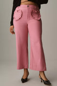 Load image into Gallery viewer, The Colette Heart Pocket Crop Wide Leg Pants by Maeve