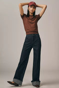 Load image into Gallery viewer, Pilcro High-Rise Wide-Leg Cuff Jeans
