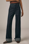 Load image into Gallery viewer, Pilcro High-Rise Wide-Leg Cuff Jeans