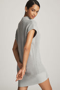 Load image into Gallery viewer, By Anthropologie Short-Sleeve Mock-Neck Sweater Mini Dress