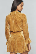 Load image into Gallery viewer, By Anthropologie V-Neck Velvet Mini Dress