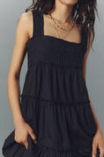Load image into Gallery viewer, The Helena Square-Neck Smocked Tiered Midi Dress