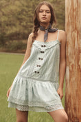 Load image into Gallery viewer, Pilcro Sleeveless Square-Neck Swing Mini Dress