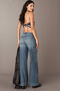 Load image into Gallery viewer, Pilcro Mid-Rise Cargo Jeans