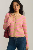 Load image into Gallery viewer, NVLT Striped Sweater Lady Jacket