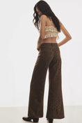 Load image into Gallery viewer, The Adi Leopard Mid-Rise Flare Jeans by Pilcro