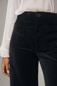 Load image into Gallery viewer, The Colette Cropped Wide-Leg Pants by Maeve: Velvet Edition
