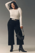 Load image into Gallery viewer, The Colette Cropped Wide-Leg Pants by Maeve: Velvet Edition