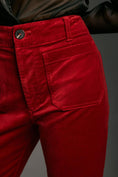 Load image into Gallery viewer, The Colette Cropped Wide-Leg Pants by Maeve: Velvet Edition