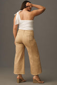 Load image into Gallery viewer, The Delaney Crop Clean-Seamed High-Rise Wide-Leg Jeans by Maeve