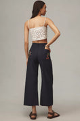 Load image into Gallery viewer, The Colette Embroidered Crop Wide-Leg Pants by Maeve