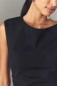 Load image into Gallery viewer, Maeve Short-Sleeve Structured Asymmetric Top