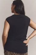 Load image into Gallery viewer, Maeve Short-Sleeve Structured Asymmetric Top