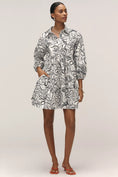 Load image into Gallery viewer, The Bettina Tiered Mini Shirt Dress