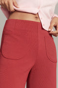Load image into Gallery viewer, The Colette Ruffle-Hem Knit Wide-Leg Pants by Maeve