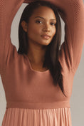 Load image into Gallery viewer, The Thea Twofer Sweater Dress: Scoop-Neck Edition