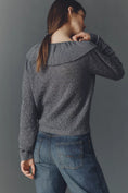 Load image into Gallery viewer, Maeve Pointelle Wool-Blend Cardigan Sweater