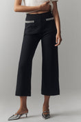 Load image into Gallery viewer, The Colette Cropped Wide-Leg Pants by Maeve: Rhinestone Pocket Edition