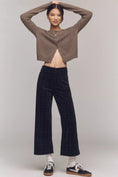 Load image into Gallery viewer, The Colette Cropped Wide-Leg Pants by Maeve: Plaid Corduroy Edition