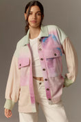 Load image into Gallery viewer, Pilcro Cotton Microfleece Button-Front Jacket
