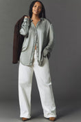 Load image into Gallery viewer, Pilcro Longline Silky Buttondown Shirt