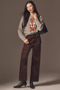 Load image into Gallery viewer, The Colette Scallop Pocket Corduroy Crop Wide-Leg Pants by Maeve