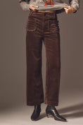 Load image into Gallery viewer, The Colette Scallop Pocket Corduroy Crop Wide-Leg Pants by Maeve