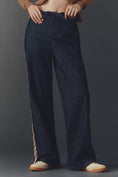 Load image into Gallery viewer, Maeve Pull-On High-Rise Wide-Leg Track Pants