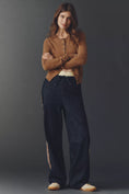 Load image into Gallery viewer, Maeve Pull-On High-Rise Wide-Leg Track Pants