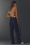 Load image into Gallery viewer, Maeve Pull-On High-Rise Wide-Leg Track Pants