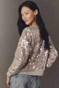 Load image into Gallery viewer, Maeve Long-Sleeve Sequin Sweatshirt