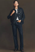 Load image into Gallery viewer, Pilcro Peplum Denim Jacket