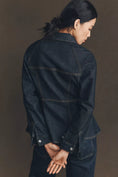 Load image into Gallery viewer, Pilcro Peplum Denim Jacket