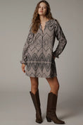 Load image into Gallery viewer, The Keira Long-Sleeve Shirt Dress by Pilcro