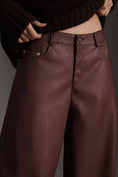 Load image into Gallery viewer, Pilcro Faux Leather Twisted Balloon Pants