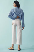 Load image into Gallery viewer, The Colette Magic Fabric Embroidered Crop Wide-Leg Pants by Maeve